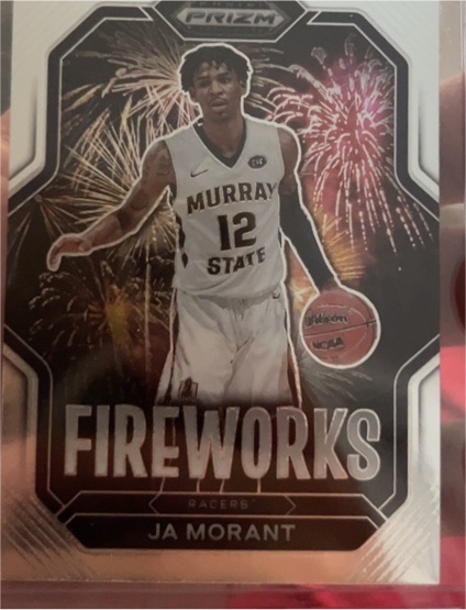 2023 Panini Prizm Draft Picks #18 Ja Morant Fireworks — front