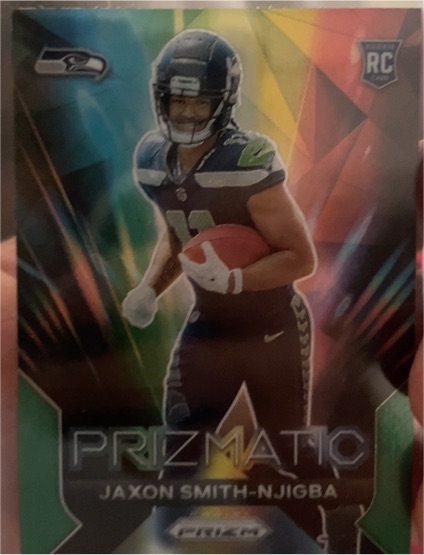 2023 Panini Prizm Prizmatic #1 Jaxon Smith-Njigba — front