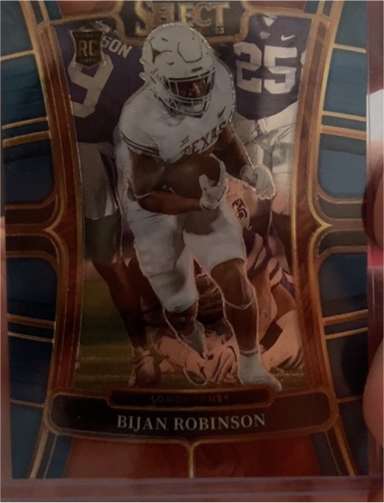 2023 Panini Select Draft Picks #9 Bijan Robinson — front