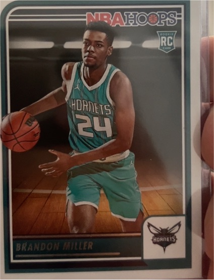 2023-24 Panini NBA Hoops #272 Brandon Miller RC — front