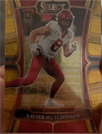 2023 Panini Select Draft Picks #23 Xavier Hutchinson — front