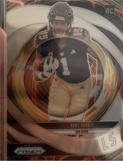 2024 Panini Prizm Portals #9 Rome Odunze — front