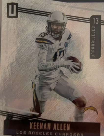 2019 Panini Unparalleled #13 Keenan Allen — front