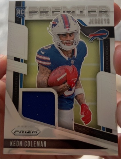 2024 Panini Prizm #PJ-KCN Keon Coleman Premier Jerseys — front