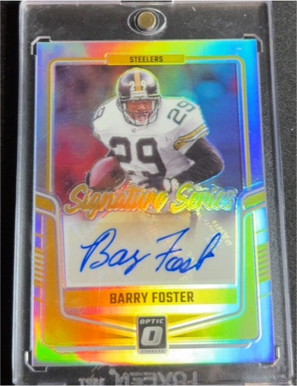 2024 Panini Donruss Optic #SSH-BFR Barry Foster Signature Series Holo Auto — front