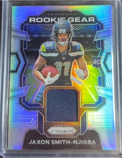 2023 Panini Prizm Rookie Gear #11 Jaxon Smith-Njigba — front
