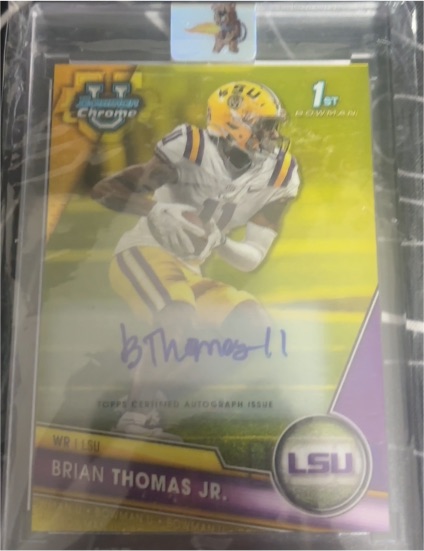 2023 Bowman Chrome University #8 Brian Thomas Jr. — front