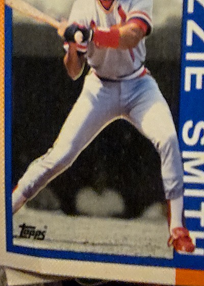 1990 Topps #400 Ozzie Smith — front