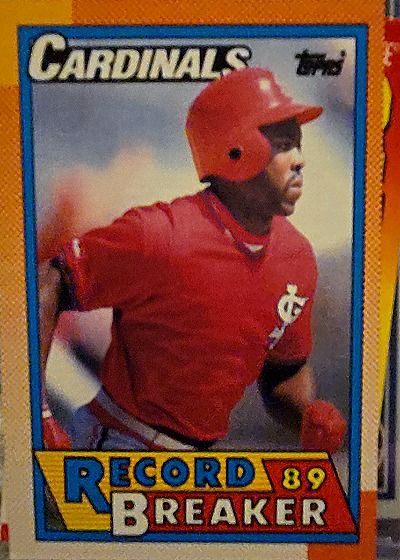 1990 Topps #6 Vince Coleman — front