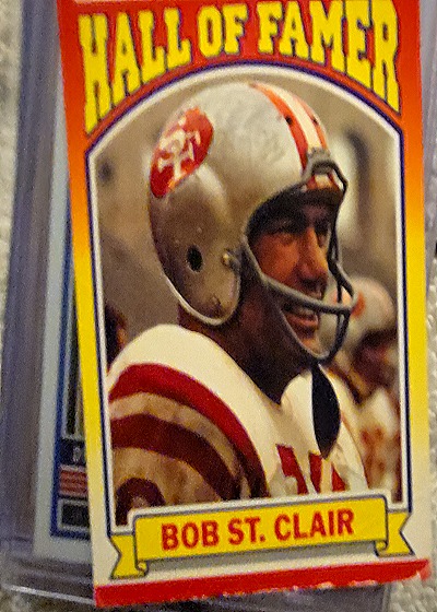 1990 Score #596 Bob St. Clair — front
