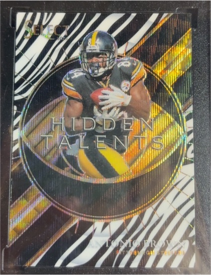 2021 Panini Select #HT-9 Antonio Brown Hidden Talents — front