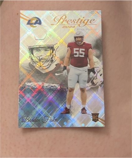 2024 Panini Prestige Xtra Points Diamond #55 Braden Fiske — front