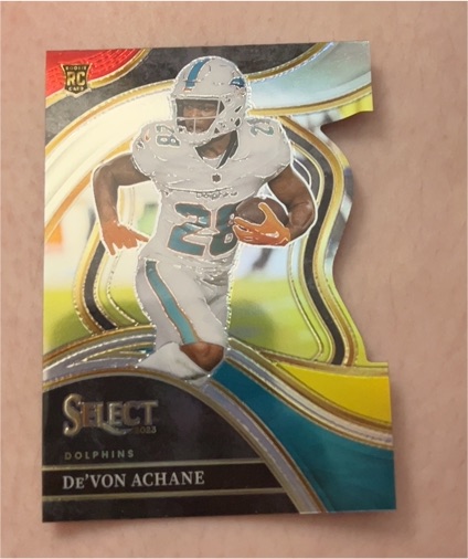 2023 Panini Select Club Level De'Von Achane — front