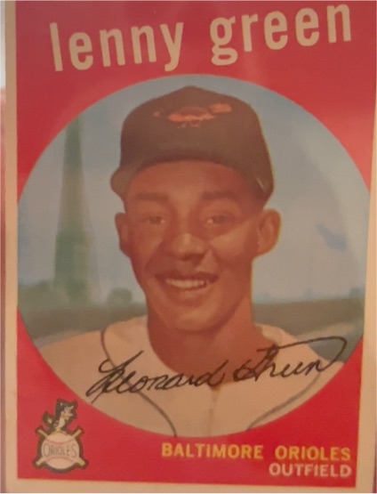 1959 Topps #209 Lenny Green — front