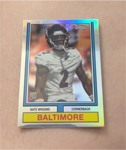 2024 Topps Chrome 1974 Throwback #74TF-15 Nate Wiggins — front