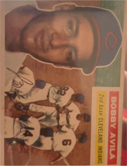 1956 Topps #132 Bobby Avila — front