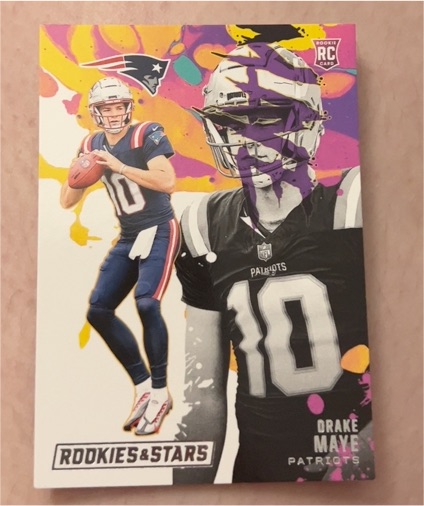2024 Panini Rookies & Stars Rookie Exclusive #RE-DME Drake Maye — front