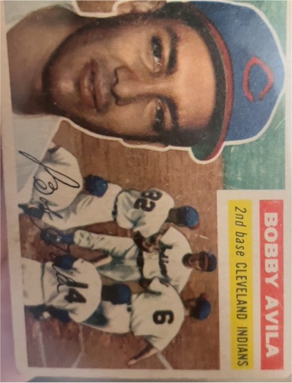1956 Topps #132 Bobby Avila — front