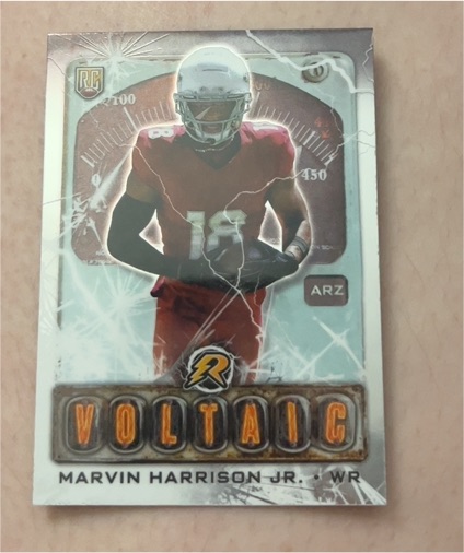 2024 Topps Resurgence #V-5 Marvin Harrison Jr. Voltaic — front