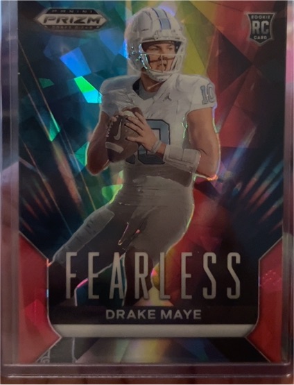 2024 Panini Prizm Draft Picks Fearless #F-DM Drake Maye — front