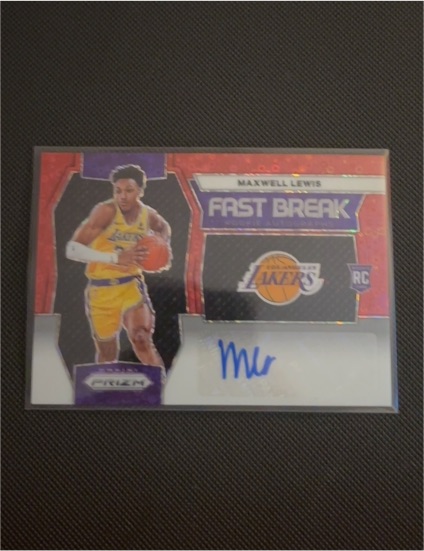 2023-24 Panini Prizm Fast Break #38 Maxwell Lewis — front
