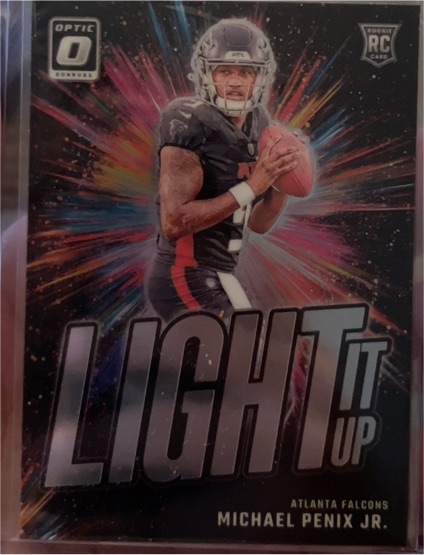 2024 Panini Donruss Optic #3 Michael Penix Jr. Light It Up — front