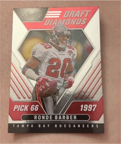 2022 Panini Absolute Draft Diamonds #DD-19 Ronde Barber — front