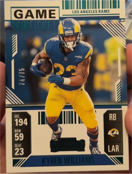 2024 Panini Contenders Season Ticket #60 Kyren Williams — front
