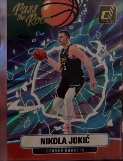 2024-25 Panini Donruss Pass the Rock #8 Nikola Jokic — front