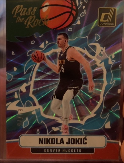 2024-25 Panini Donruss Pass the Rock Nikola Jokić — front