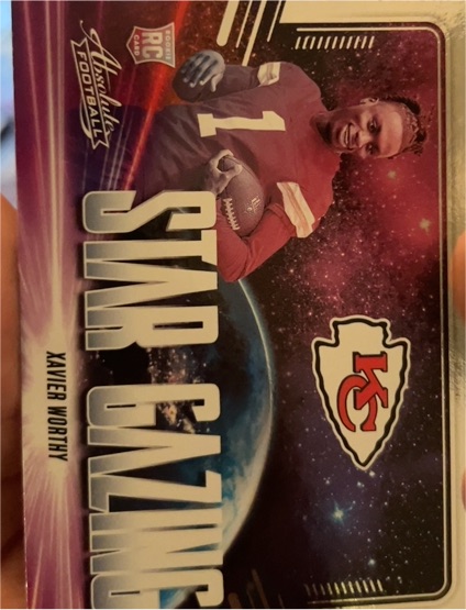 2024 Panini Absolute - Star Gazing #SG-XWY Xavier Worthy — front