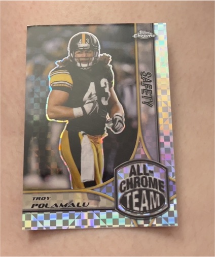 2024 Topps Chrome #ACT-22 Troy Polamalu All Chrome Team — front