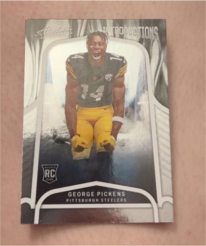 2022 Panini Absolute Introductions #INT-15 George Pickens — front