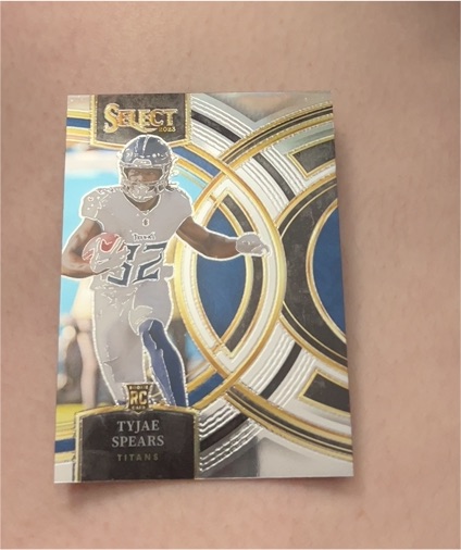 2023 Panini Select Premier Level Die-Cut #172 Tyjae Spears — front
