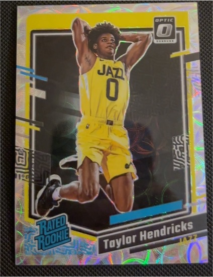 2023-24 Donruss Optic #233 Taylor Hendricks — front
