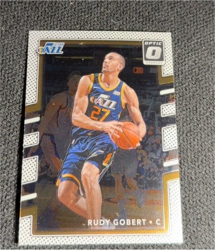 2017-18 Panini Donruss Optic #142 Rudy Gobert — front