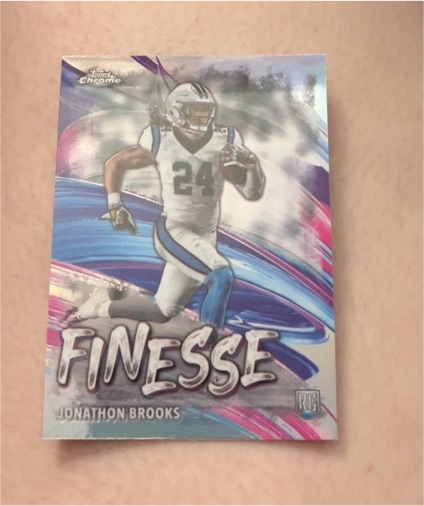 2024 Topps Chrome #F-10 Jonathon Brooks Finesse — front