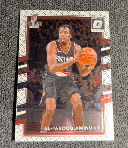 2017-18 Donruss Optic #26 Al-Farouq Aminu — front