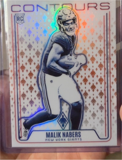2024 Panini Phoenix #CON-MNS Malik Nabers Contours — front