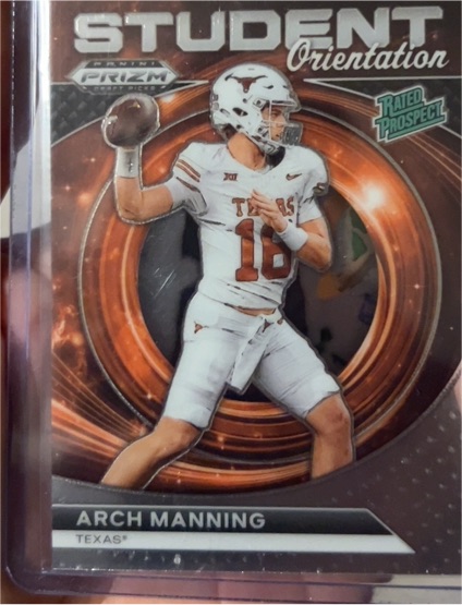 2024 Panini Prizm Draft Picks Student Orientation #SO-AM Arch Manning — front