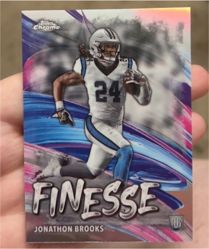 2024 Topps Chrome #F-10 Jonathon Brooks Finesse — front