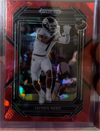 2023 Panini Prizm Draft Picks #145 Jayden Reed — front