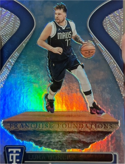 2024-25 Panini Totally Certified #25 Luka Doncic Franchise Foundations — front