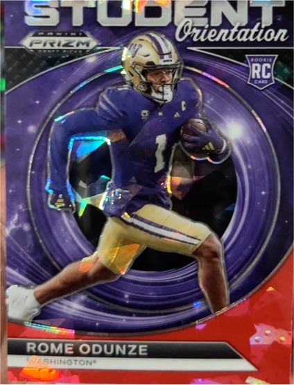 2024 Panini Prizm Draft Picks #SO-RO Rome Odunze Student Orientation — front