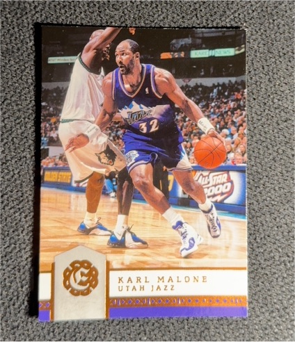 1996-97 Panini Excalibur #45 Karl Malone — front