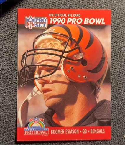 1990 Pro Set #341 Boomer Esiason — front
