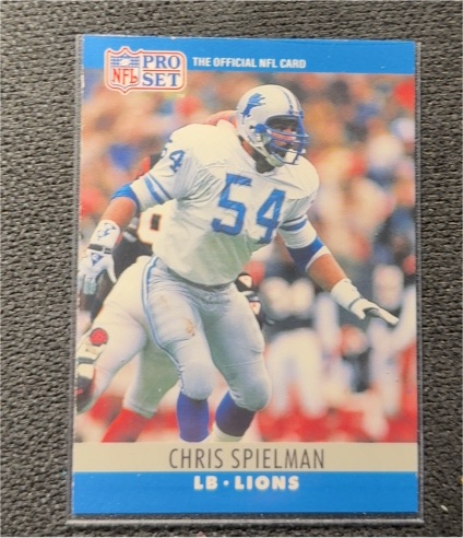 1990 Pro Set #103 Chris Spielman — front