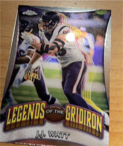 2024 Topps Chrome #LOG-25 J.J. Watt Legends of the Gridiron — front