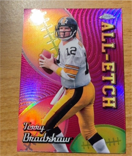 2024 Topps Chrome #CAE-TB Terry Bradshaw Chrome All-Etch — front