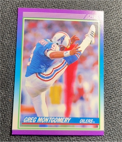 1990 Score #189 Greg Montgomery — front